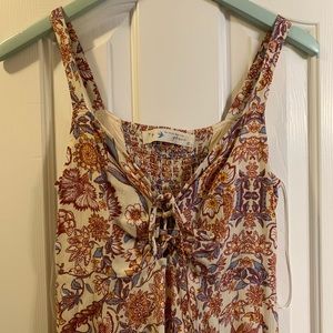 Lizard Thicket lace-up front sundress 🌸